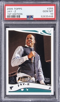 2005 Topps 1st Edition #255 Jay Z - PSA GEM MT 10